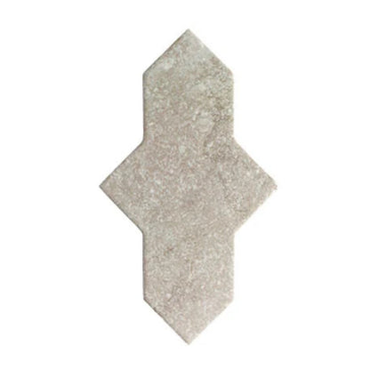 Petra Loop + Cross | 7"x8.5" Porcelain Stone Look Wall & Floor Tile
