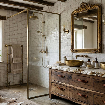 Zellige Moderne | 12"x12" Crosshatch Terracotta Mosaic Tile