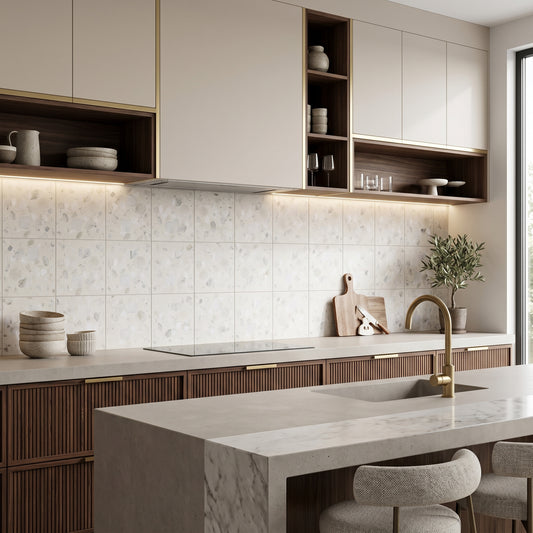 Terrazzo Living | 8"x8" Terrazzo Floor & Wall Tile