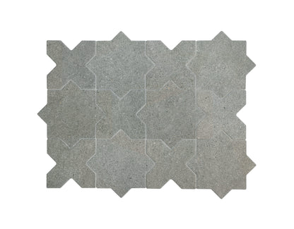 Elda Star+Cross | Porcelain Stone Look Floor & Wall Tile