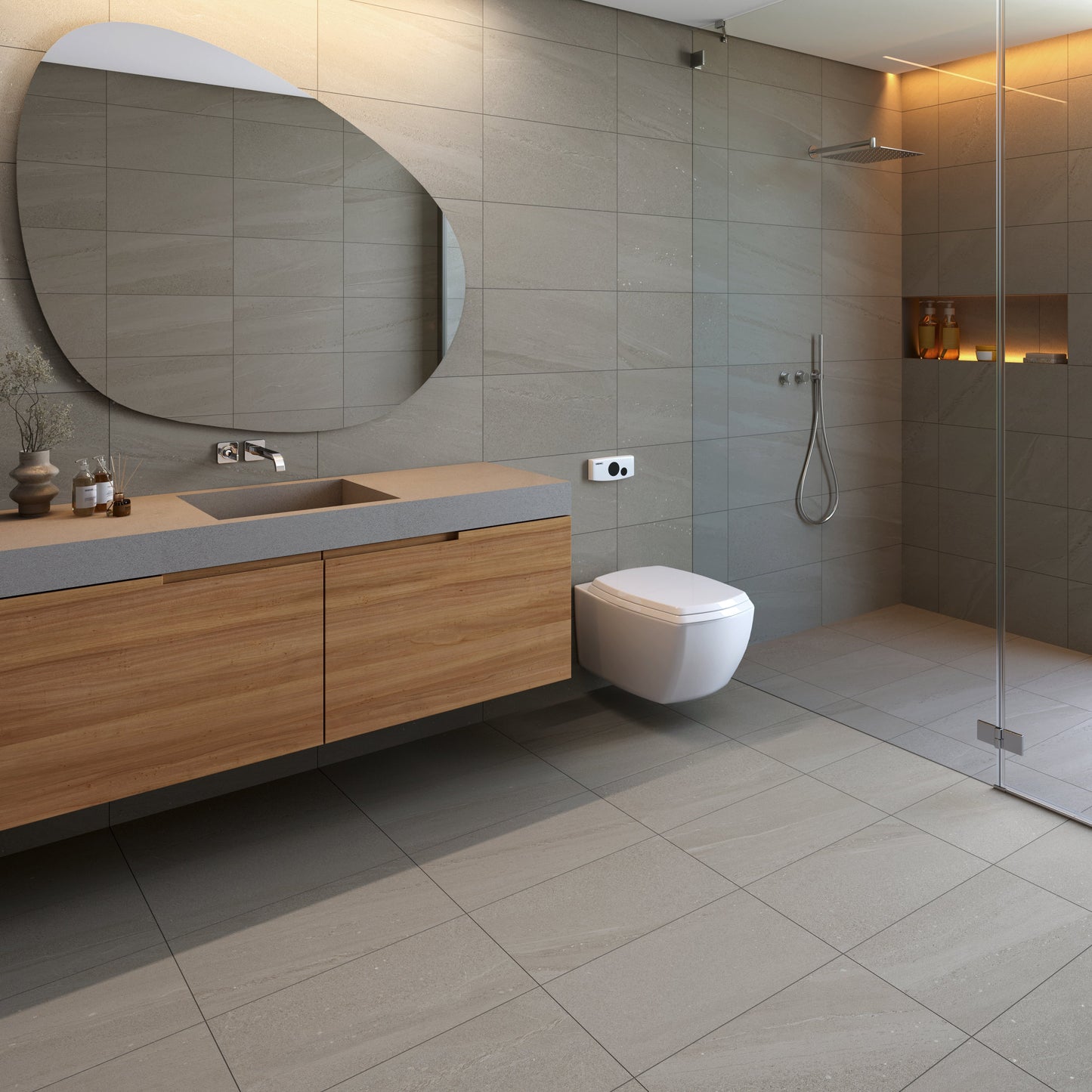 Bella | 12"x24" Porcelain Stone Look Floor & Wall Tile