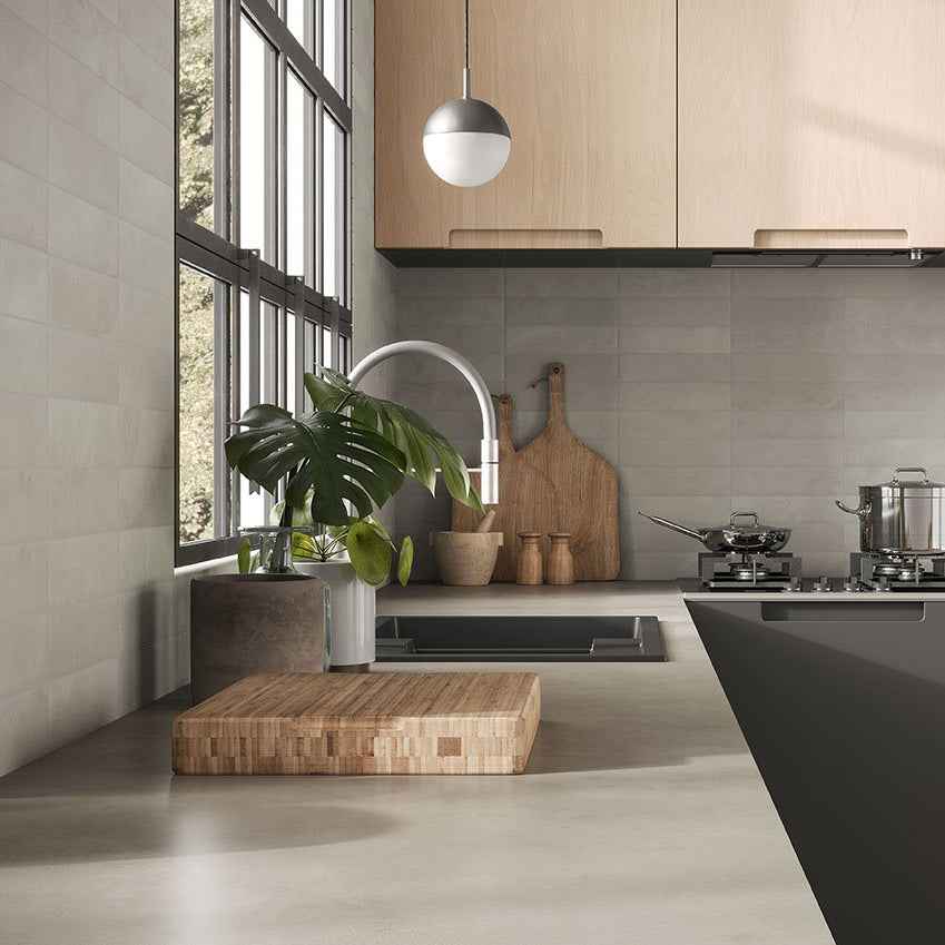 Cecilia | 2.5"x9.5" Porcelain Artisan Wall Tile