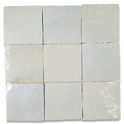 Hand Crafted Zellige | 4"x4" Terracotta Wall Tile
