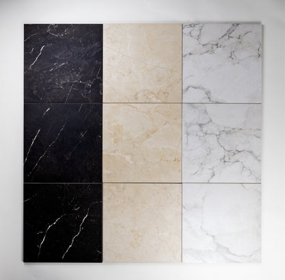 Palazzo Checkerboard | 12" x 12" Porcelain Marble Look Floor & Wall Tile