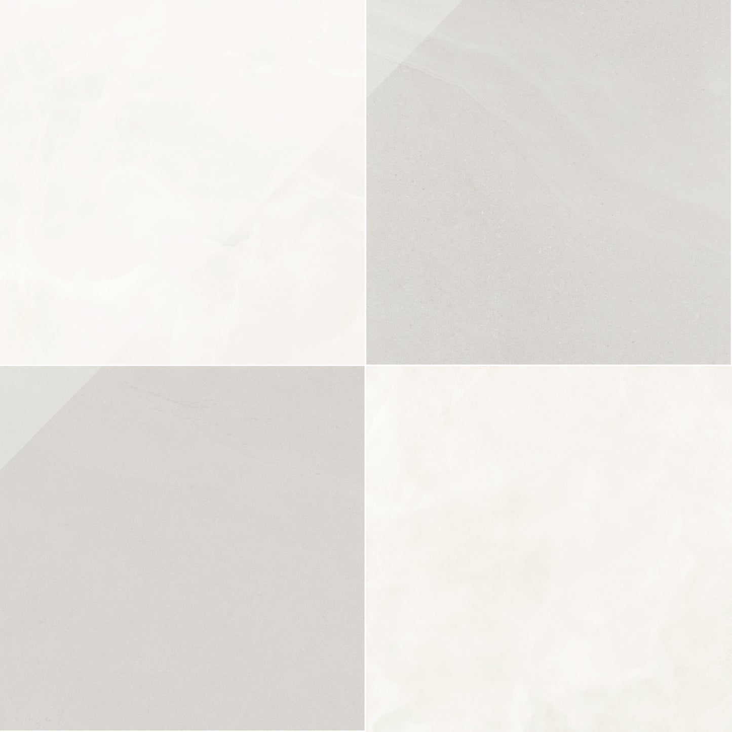 Precious Checkerboard | 24"x24" Marble Look Floor & Wall Tile