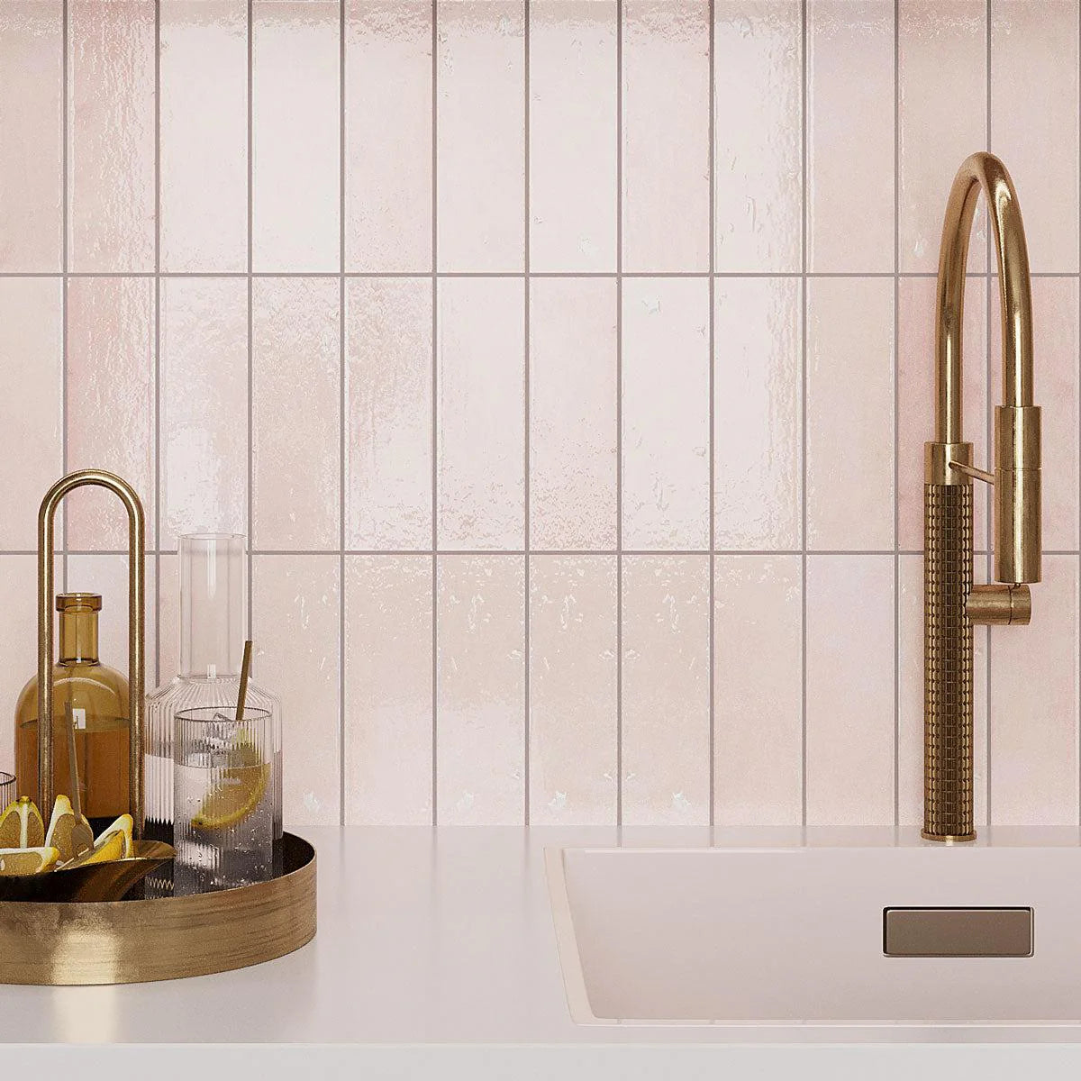 Riviera Zellige | 2.5"x8" Ceramic Wall Tile
