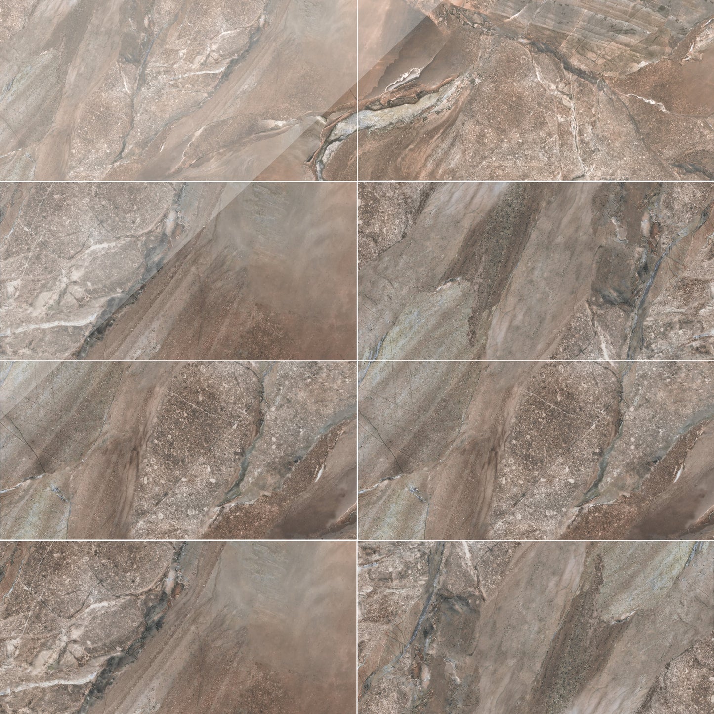 Fossilique | 12"x24" Porcelain Marble Look Floor & Wall Tile
