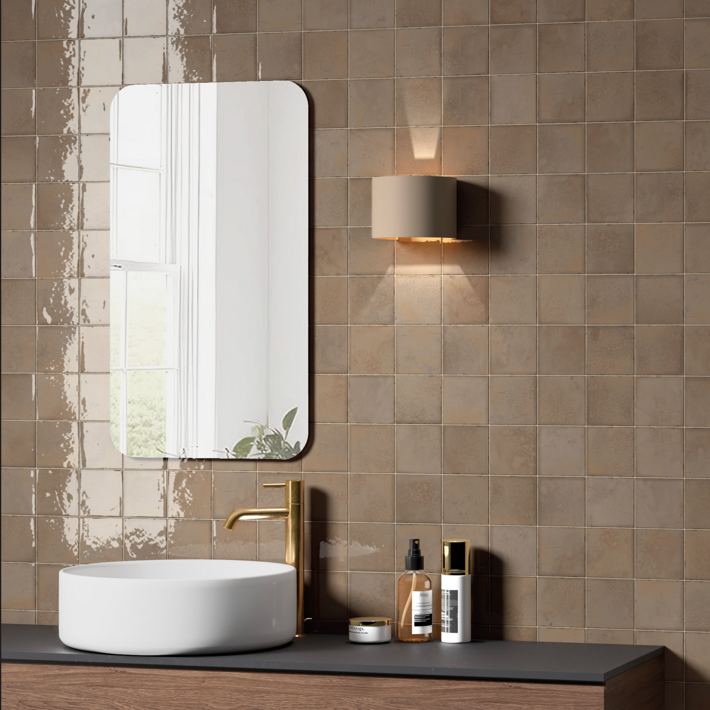 Bohemian Living | 4"x4" Decorative Porcelain Wall Tile