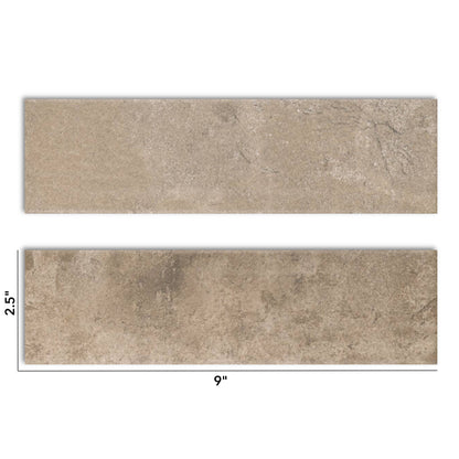 Hudson & Co | 2.5"x9" Porcelain Brick Wall Tile