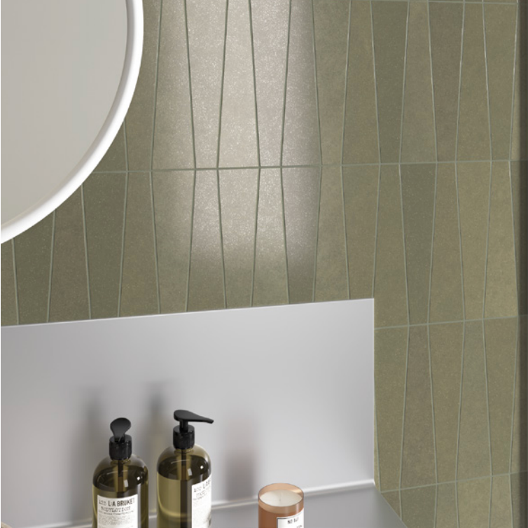 Bamboo | 2.5"x9" Porcelain Trapezoid Floor & Wall Tile