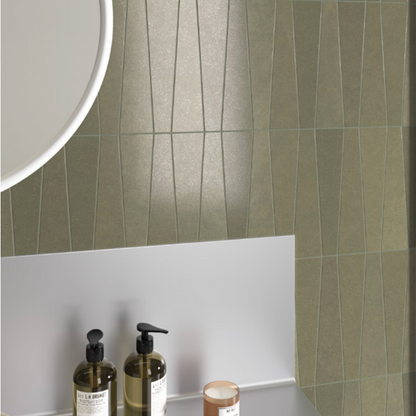 Bamboo | 2.5"x9" Porcelain Trapezoid Floor & Wall Tile