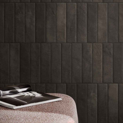 Cecilia | 2.5"x9.5" Porcelain Artisan Wall Tile