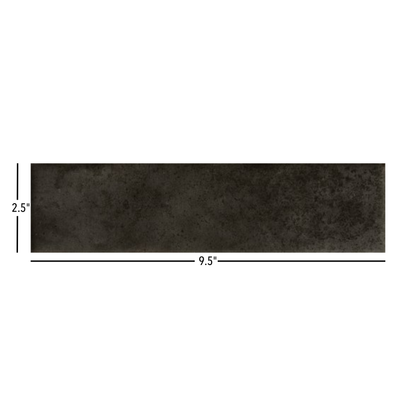 Cecilia | 2.5"x9.5" Porcelain Artisan Wall Tile
