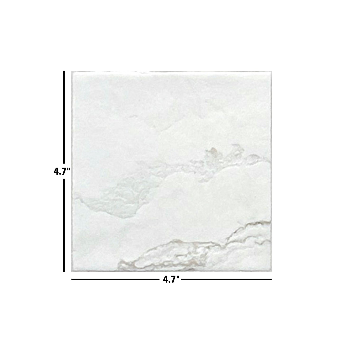 Omega | 5"x5" Porcelain Marble Look Wall Tile