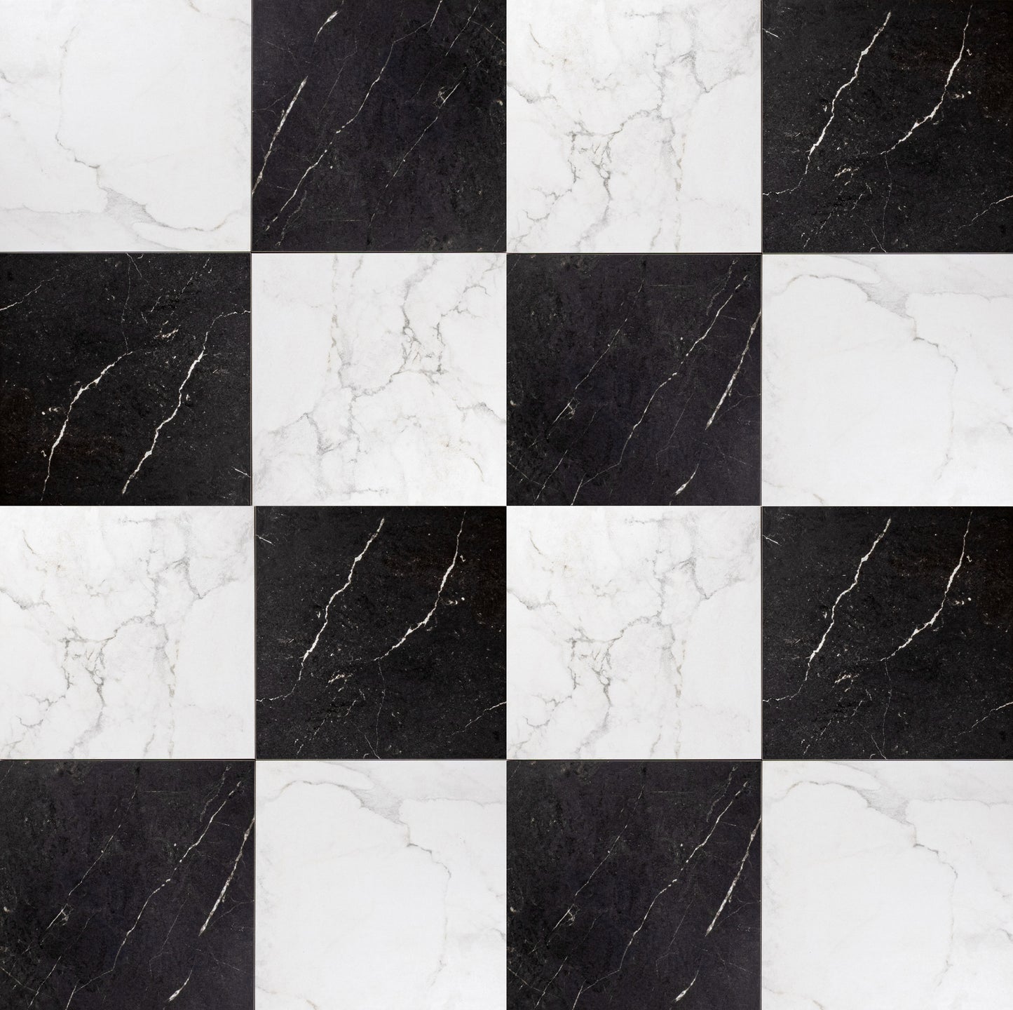 Palazzo Checkerboard | 12" x 12" Porcelain Marble Look Floor & Wall Tile
