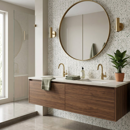 Terrazzo Living | 2"x2" Terrazzo Mosaic Floor & Wall Tile