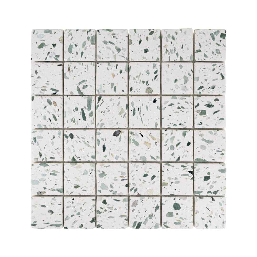 Terrazzo Play | 2"x2" Terrazzo Mosaic Floor & Wall Tile