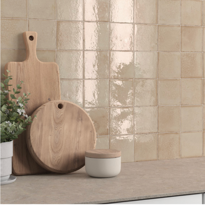 Bohemian Living | 4"x4" Decorative Porcelain Wall Tile