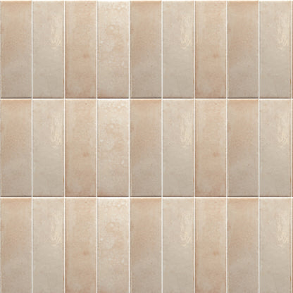 Bohemian Living | 2.5"x7.5" Decorative Porcelain Wall Tile