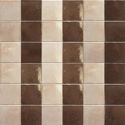 Bohemian Living | 4"x4" Decorative Porcelain Wall Tile