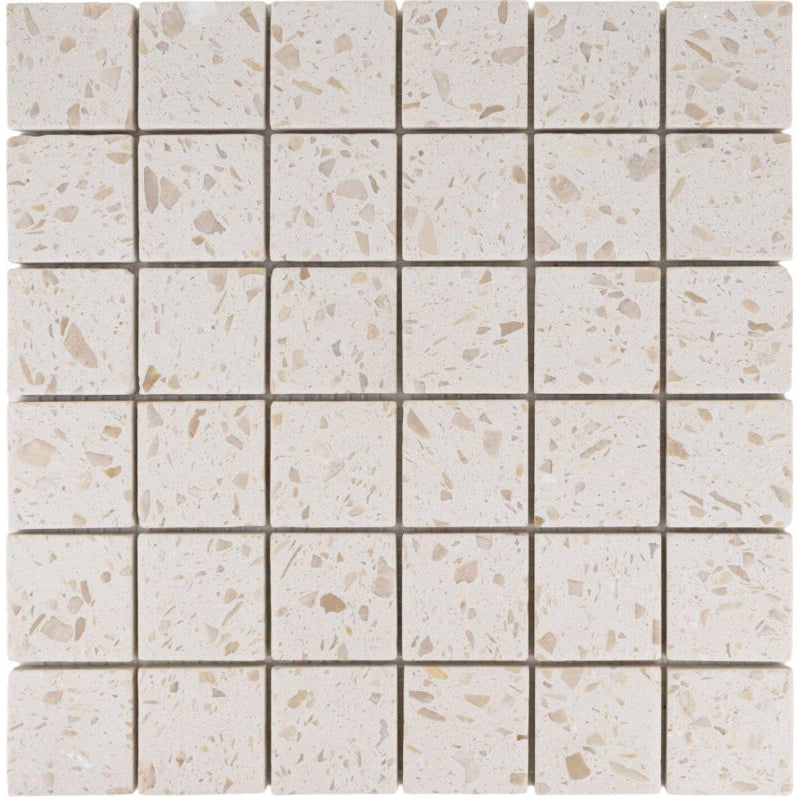 Terrazzo Living | 2"x2" Terrazzo Mosaic Floor & Wall Tile