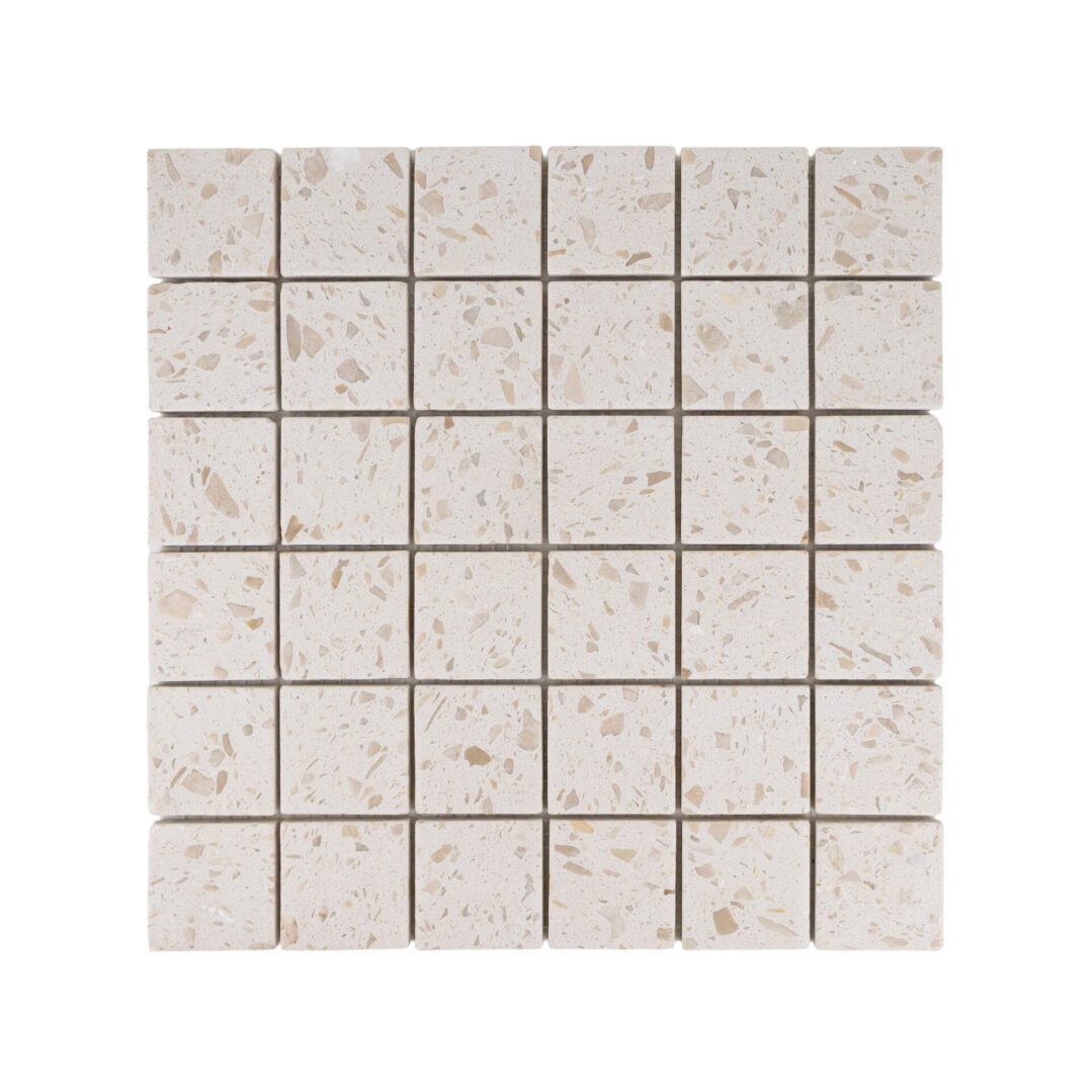 Terrazzo Living | 2"x2" Terrazzo Mosaic Floor & Wall Tile