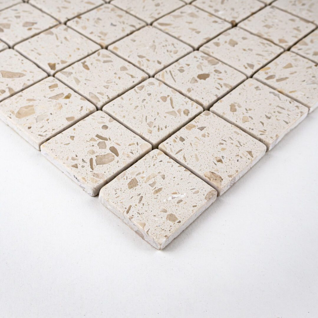 Terrazzo Living | 2"x2" Terrazzo Mosaic Floor & Wall Tile