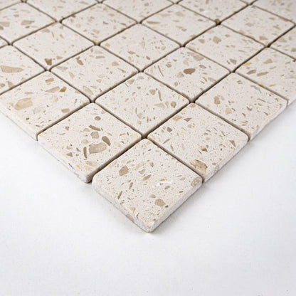 Terrazzo Living | 2"x2" Terrazzo Mosaic Floor & Wall Tile