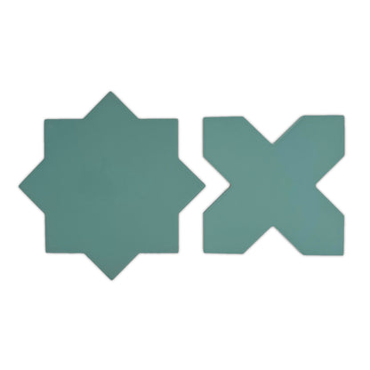 Porto Star+Cross | 6.1" x 11.9" Porcelain Floor & Wall Tile