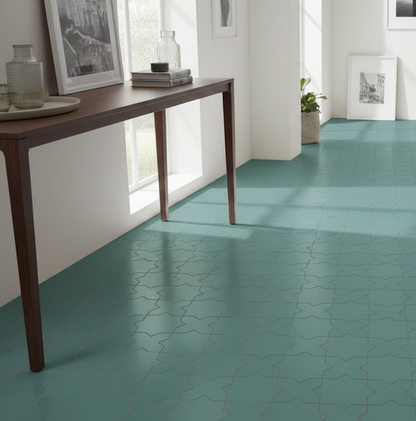 Porto Star+Cross | 6.1" x 11.9" Porcelain Floor & Wall Tile
