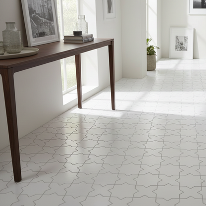 Porto Star+Cross | 6.1" x 11.9" Porcelain Floor & Wall Tile