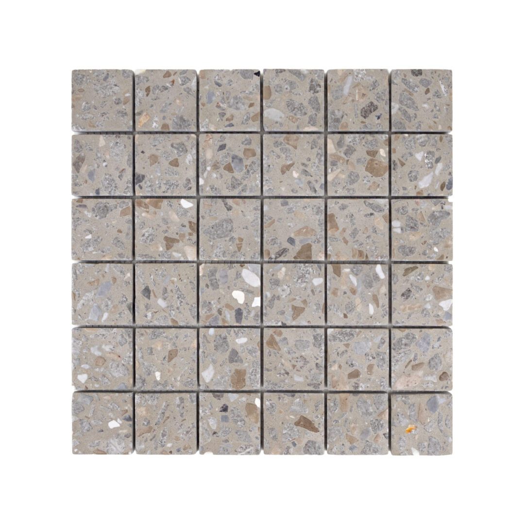 Terrazzo Living | 2"x2" Terrazzo Mosaic Floor & Wall Tile