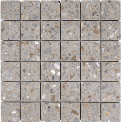 Terrazzo Living | 2"x2" Terrazzo Mosaic Floor & Wall Tile