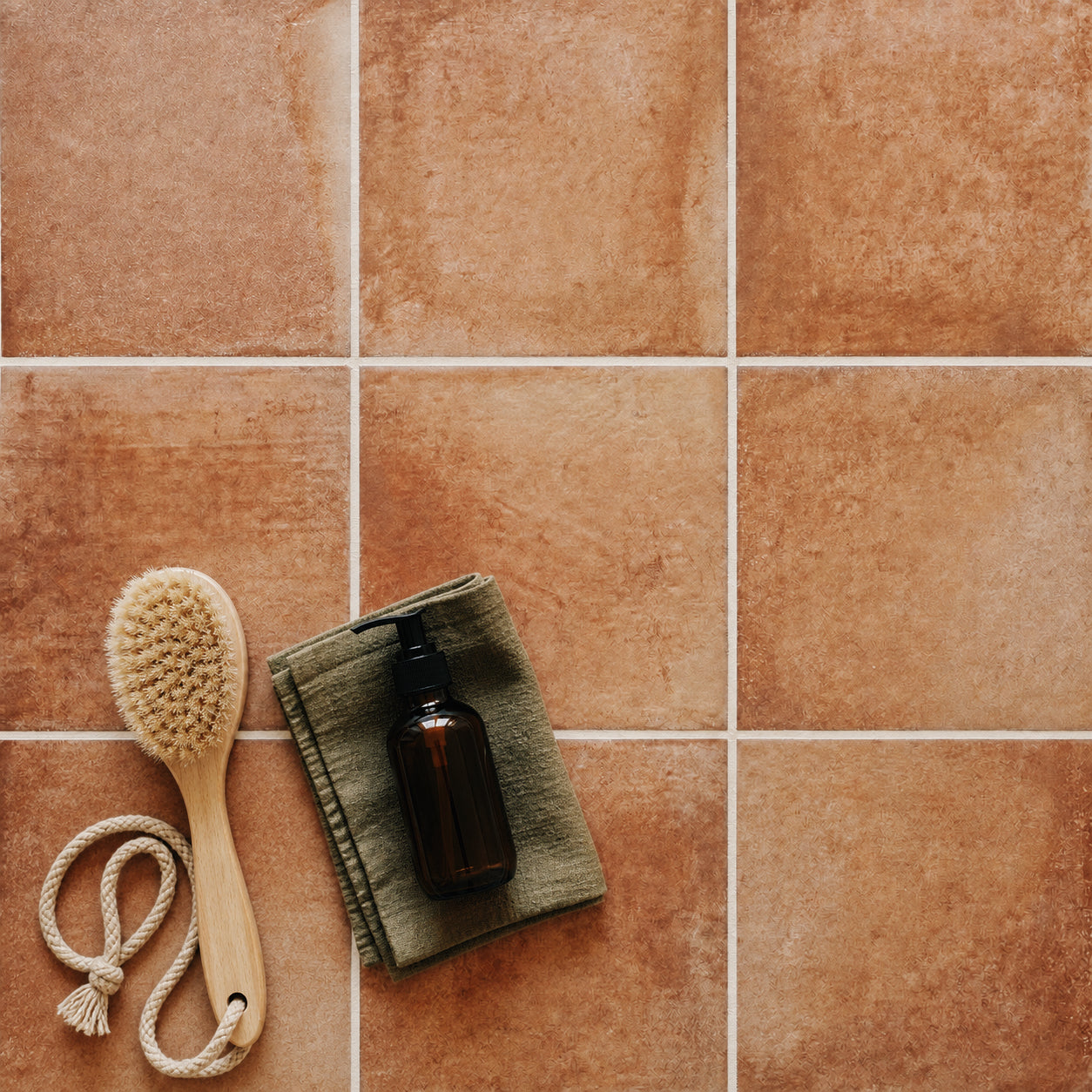 Spanish Rustica | 13"x13" Porcelain Terracotta Look Floor Tile