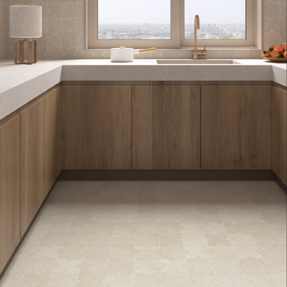 Elda Star+Cross | Porcelain Stone Look Floor & Wall Tile
