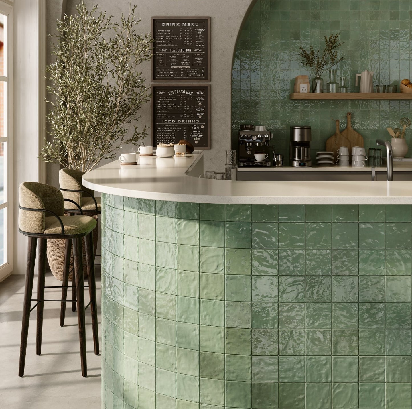 Craft | 4"x4" Glazed Ceramic Wall Tile