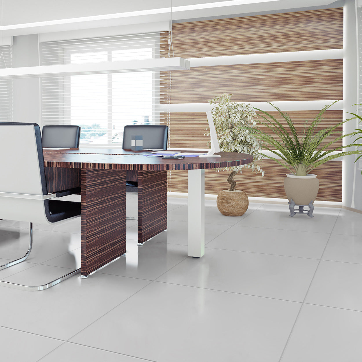 Black & White | 12"x12" Porcelain Floor & Wall Tile