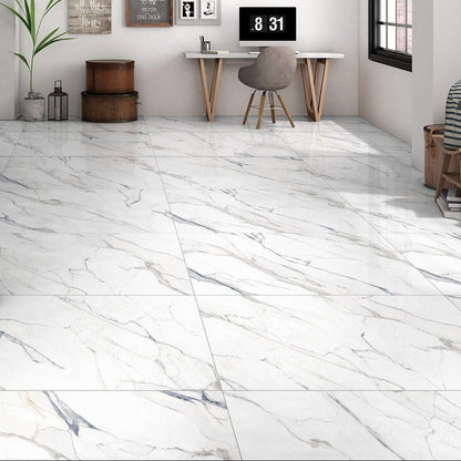 Calacatta Blue | 24"x48"  Porcelain Marble Look Floor & Wall Tile