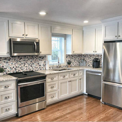 Island Stones | 12"x12" Tumbled Stone Mosaic Tile