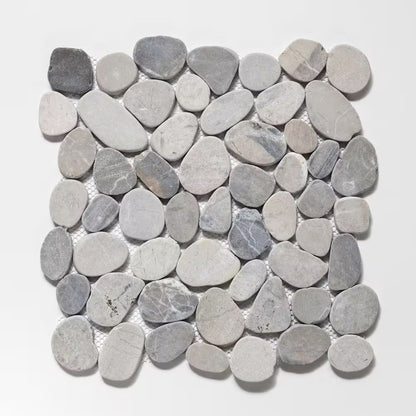 Island Stones | 12"x12" Tumbled Stone Mosaic Tile
