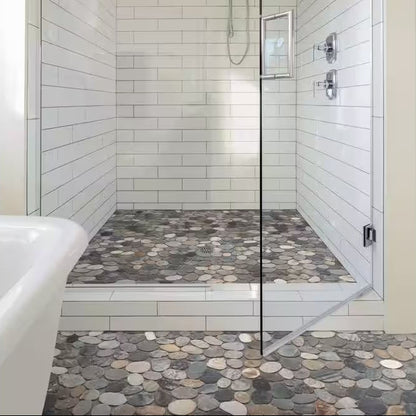 Island Stones | 12"x12" Tumbled Stone Mosaic Tile