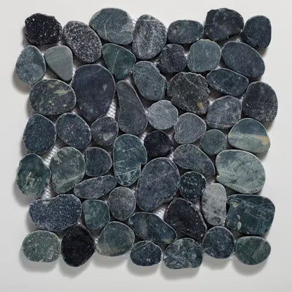Island Stones | 12"x12" Tumbled Stone Mosaic Tile