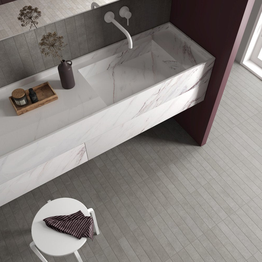 Stage | 2.5"x12" Stone-Look Porcelain Floor & Wall Tile