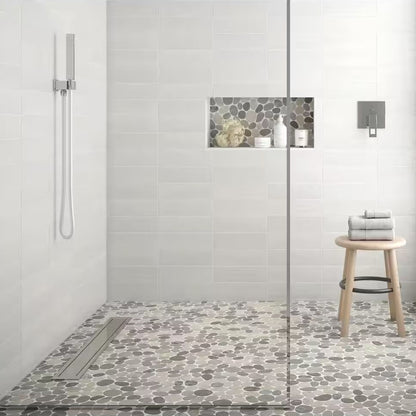 Island Stones | 12"x12" Tumbled Stone Mosaic Tile