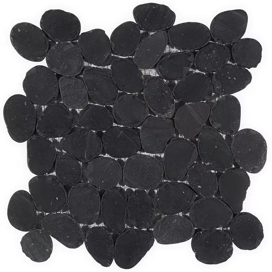 Island Stones | 12"x12" Tumbled Stone Mosaic Tile