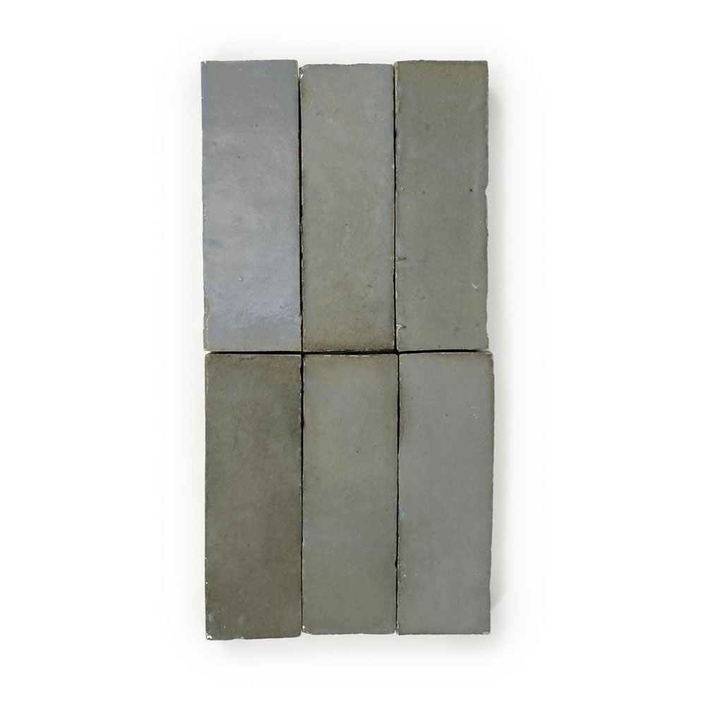 Hand Crafted Zellige | 2"x6" Terracotta Wall Tile