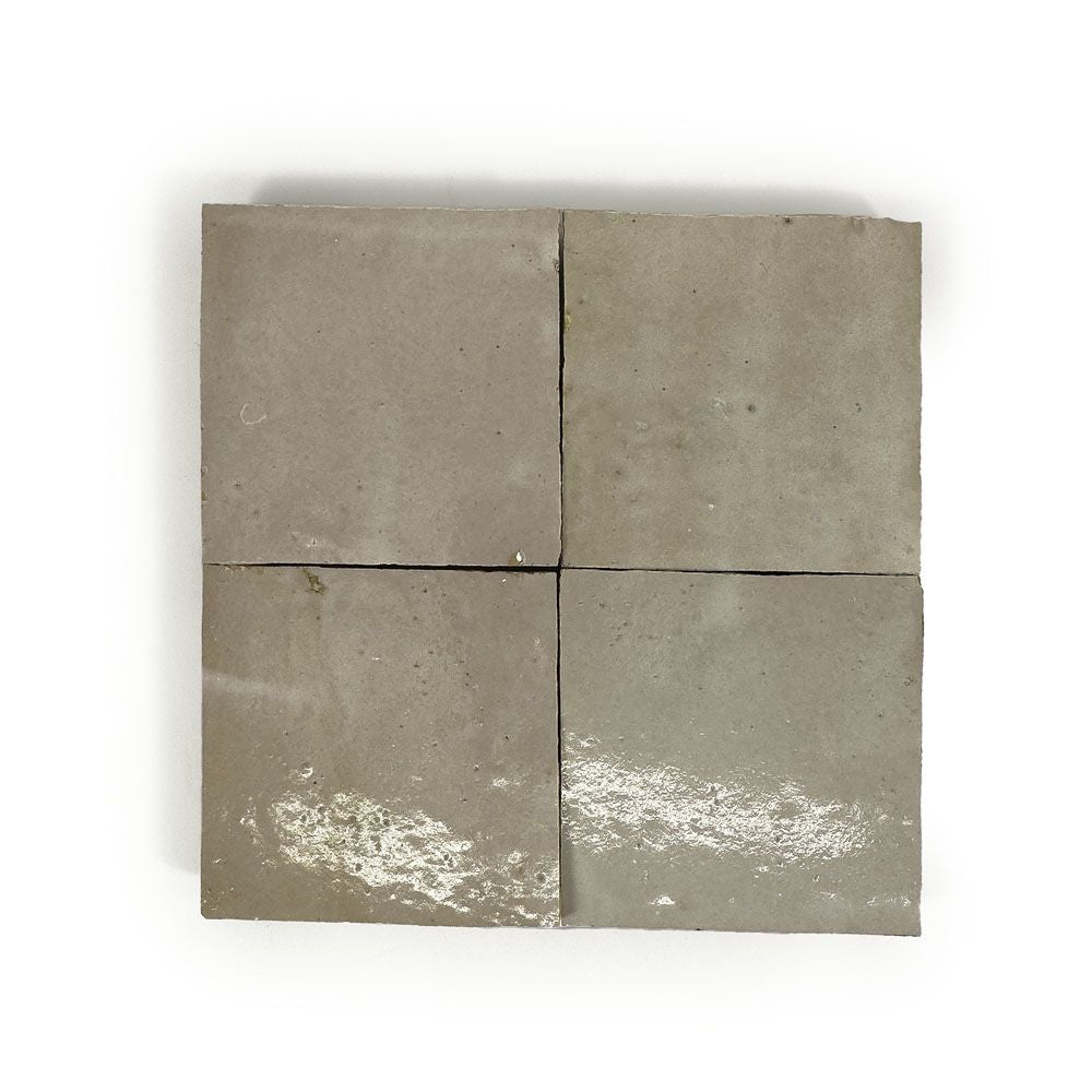 Hand Crafted Zellige | 4"x4" Terracotta Wall Tile