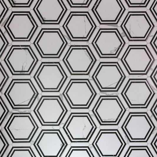 Via Antica | Onta 9"x10" Porcelain Hexagon Wall & Floor Tile