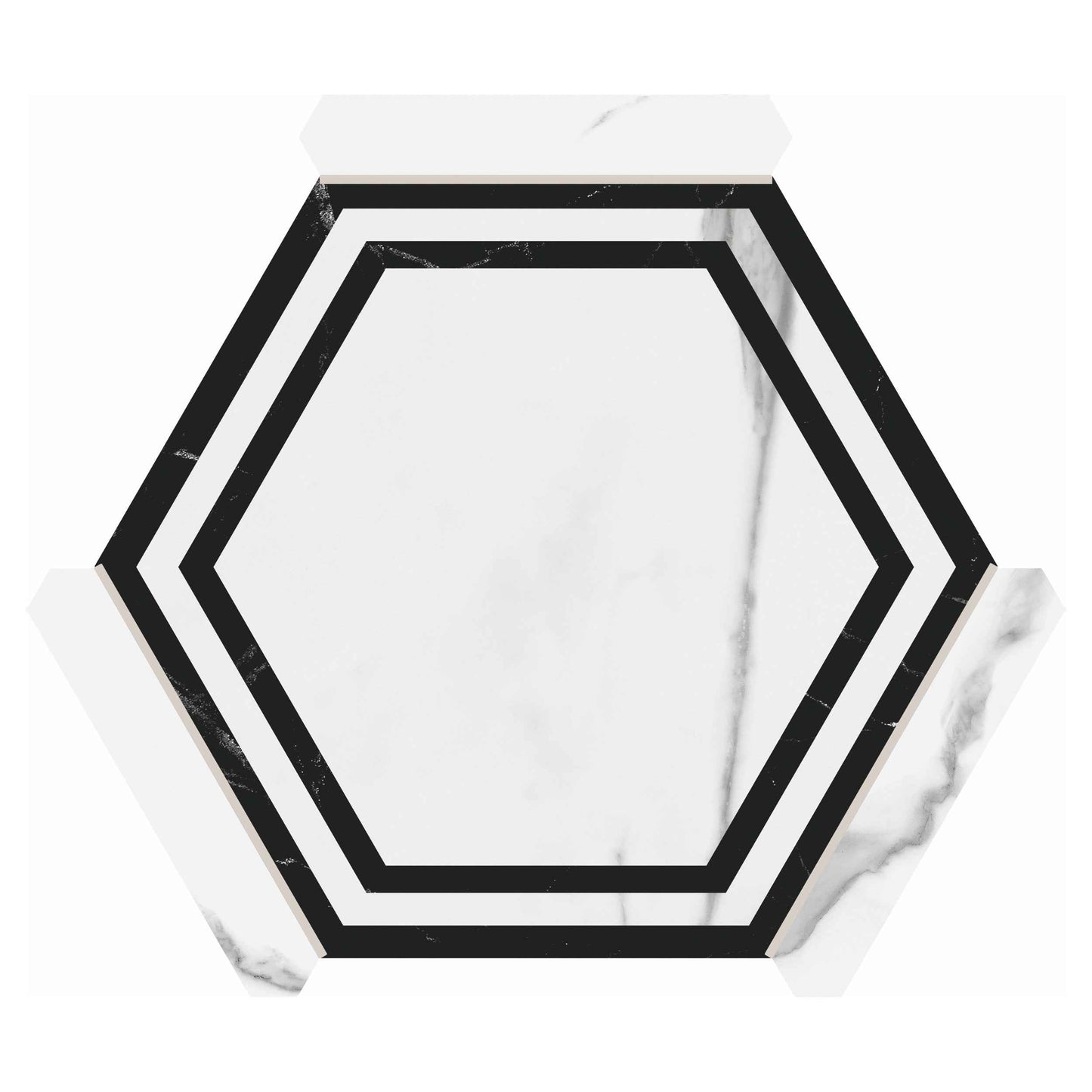 Via Antica | Onta 9"x10" Porcelain Hexagon Wall & Floor Tile