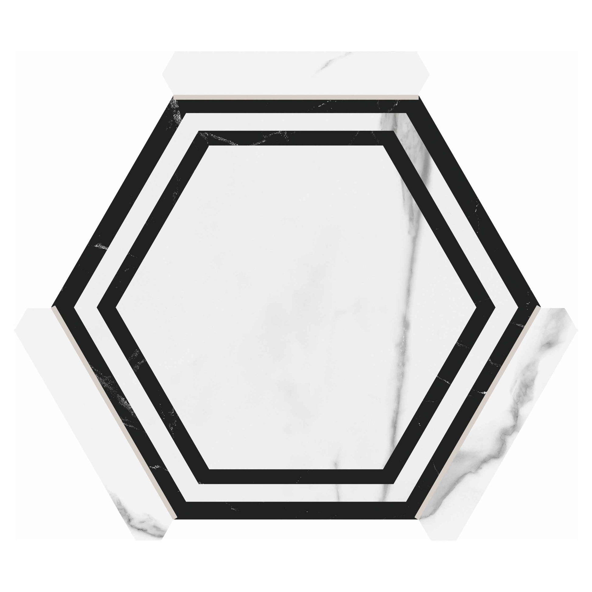 Via Antica | Onta 9"x10" Porcelain Hexagon Wall & Floor Tile